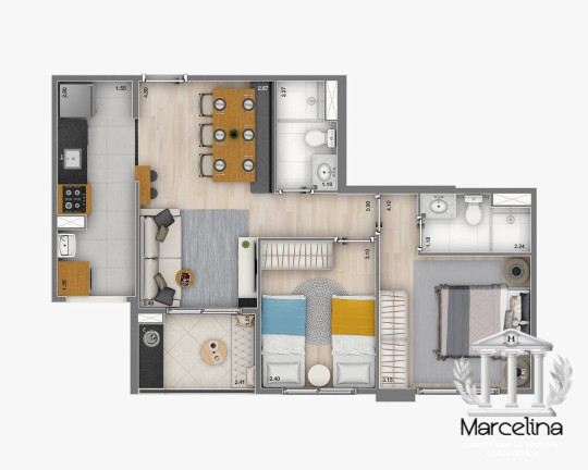 Imagem Apartamento com 2 Quartos à Venda, 74 m² em Vila Andrade - São Paulo Imagem Apartamento com 2 Quartos à Venda, 74 m² em Vila Andrade - São Paulo