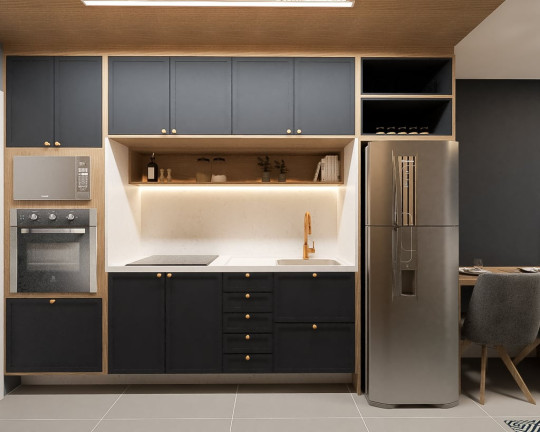 Imagem Apartamento com 1 Quarto à Venda, 24 m² em Mercês - Curitiba