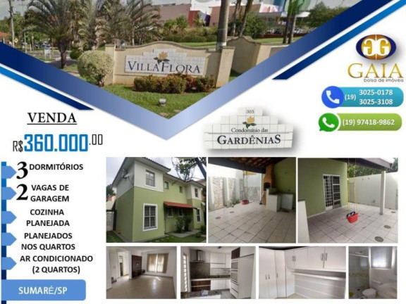 Imagem Casa com 3 Quartos à Venda, 120 m² em Parque Villa Flores - Sumaré Imagem Casa com 3 Quartos à Venda, 120 m² em Parque Villa Flores - Sumaré