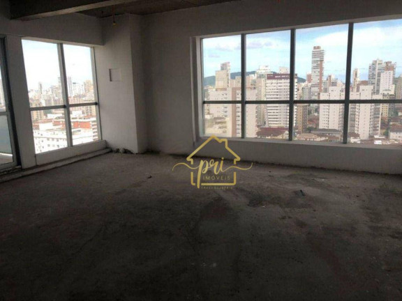 Sala Comercial à Venda, 220 m² em Gonzaga - Santos