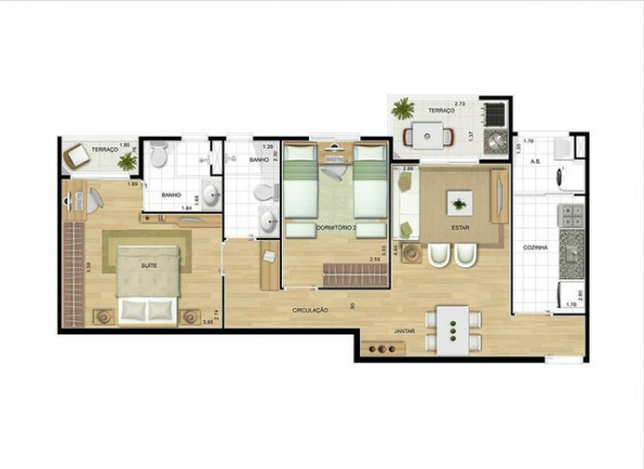 Imagem Imóvel com 2 Quartos à Venda, 69 m² em Vila Das Hortências - Jundiaí Imagem Imóvel com 2 Quartos à Venda, 69 m² em Vila Das Hortências - Jundiaí