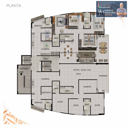 Imagem Apartamento com 4 Quartos à Venda, 134 m² em Poço - Recife
