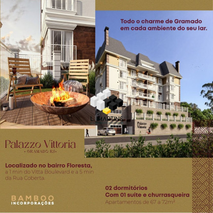 Imagem Apartamento com 2 Quartos à Venda, 67 m² em Floresta - Gramado Imagem Apartamento com 2 Quartos à Venda, 67 m² em Floresta - Gramado