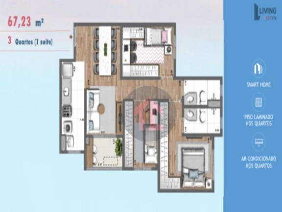 Imagem Apartamento com 2 Quartos à Venda, 56 m² em Bonfim - Campinas Imagem Apartamento com 2 Quartos à Venda, 56 m² em Bonfim - Campinas