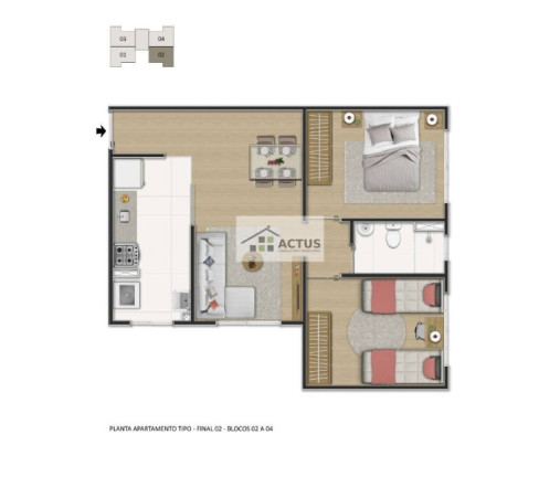 Imagem Apartamento com 2 Quartos à Venda, 45 m² em Lajinha (parque Durval De Barros) - Ibirité