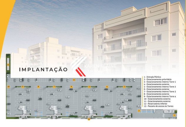 Apartamento com 3 Quartos à Venda, 82 m² em Centro - Biguaçu