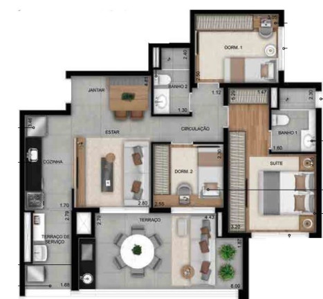 Imagem Apartamento com 2 Quartos à Venda, 73 m² em Butantã - São Paulo Imagem Apartamento com 2 Quartos à Venda, 73 m² em Butantã - São Paulo