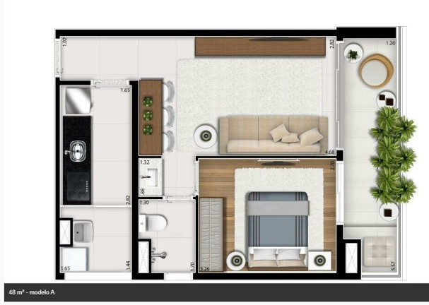 Imagem Apartamento com 1 Quarto à Venda, 49 m² em Consolação - São Paulo Imagem Apartamento com 1 Quarto à Venda, 49 m² em Consolação - São Paulo