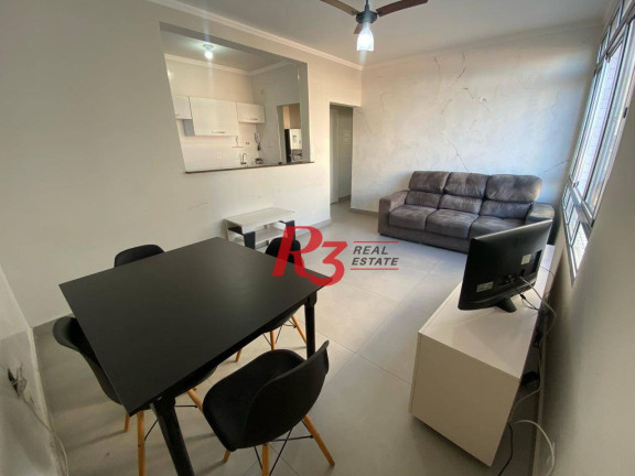 Imagem Apartamento com 1 Quarto para Alugar, 45 m² em Gonzaga - Santos Imagem Apartamento com 1 Quarto para Alugar, 45 m² em Gonzaga - Santos