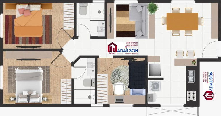 Imagem Imóvel com 2 Quartos à Venda, 