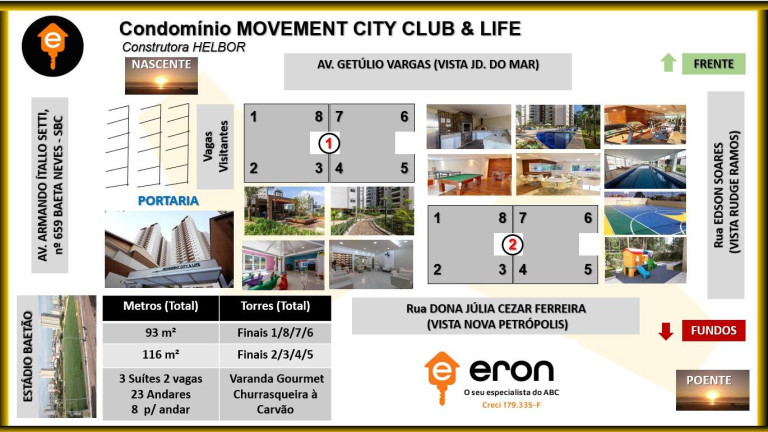 Apartamento com 3 Quartos à Venda, 116 m²
