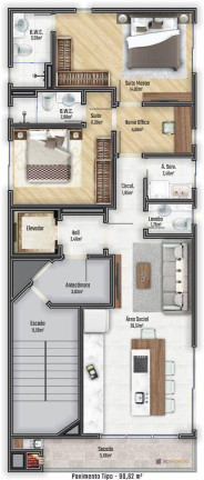 Imagem Apartamento com 2 Quartos à Venda, 90 m² em Praia Brava - Itajaí Imagem Apartamento com 2 Quartos à Venda, 90 m² em Praia Brava - Itajaí