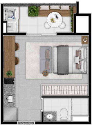 Imagem Imóvel com 1 Quarto à Venda, 27 m² em Santana - São Paulo