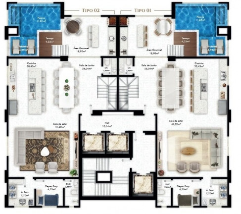 Imagem Imóvel com 4 Quartos à Venda, 169 m² em Centro - Balneário Camboriú