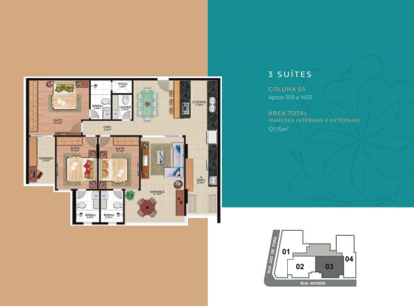 Imagem Apartamento com 3 Quartos à Venda, 117 m² em Praia Do Morro - Guarapari Imagem Apartamento com 3 Quartos à Venda, 117 m² em Praia Do Morro - Guarapari