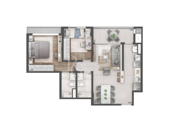 Imagem Apartamento com 2 Quartos à Venda, 69 m² em Boa Vista - Porto Alegre Imagem Apartamento com 2 Quartos à Venda, 69 m² em Boa Vista - Porto Alegre