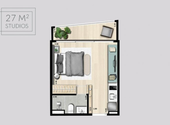 Imagem Apartamento à Venda, 52 m² em Pinheiros - São Paulo