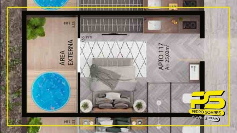 Imagem Apartamento com 1 Quarto à Venda, 25 m² em Jardim Oceania - João Pessoa Imagem Apartamento com 1 Quarto à Venda, 25 m² em Jardim Oceania - João Pessoa