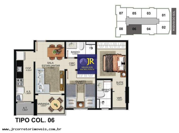 Imagem Imóvel com 2 Quartos à Venda, 63 m² em Praia De Itaparica - Vila Velha