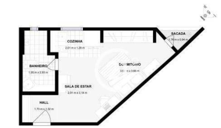 Imagem Apartamento com 1 Quarto à Venda, 31 m² em Vila Nova Conceição - São Paulo