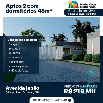 Imagem Apartamento com 2 Quartos à Venda, 48 m² em Porteira Preta - Mogi Das Cruzes