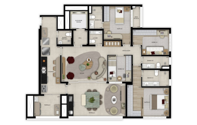 Imagem Imóvel com 4 Quartos à Venda, 159 m² em Santo Amaro - São Paulo Imagem Imóvel com 4 Quartos à Venda, 159 m² em Santo Amaro - São Paulo