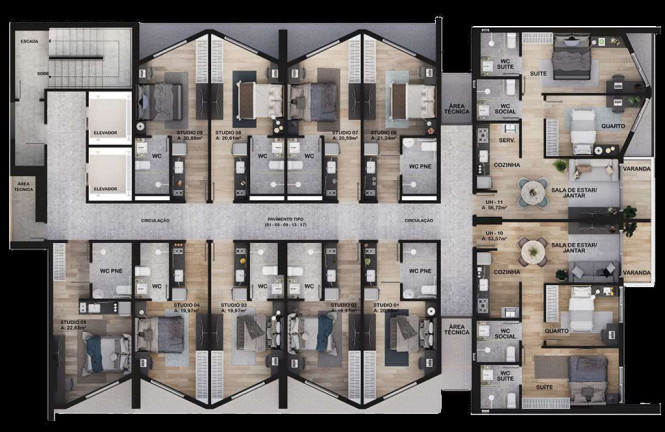 Imagem Apartamento com 2 Quartos à Venda, 53 m² em Manaíra - João Pessoa Imagem Apartamento com 2 Quartos à Venda, 53 m² em Manaíra - João Pessoa