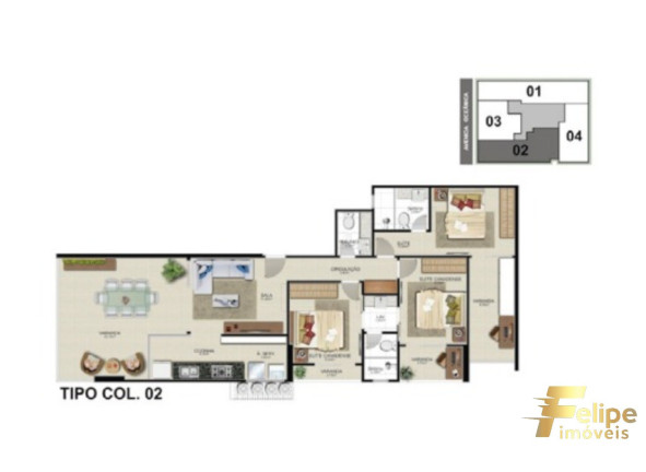 Imagem Imóvel com 2 Quartos à Venda, 82 m² em Praia Do Morro - Guarapari