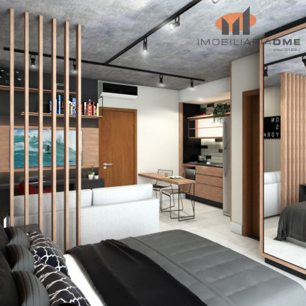 Imagem Studio com 1 Quarto à Venda, 25 m² em São Francisco - Curitiba
