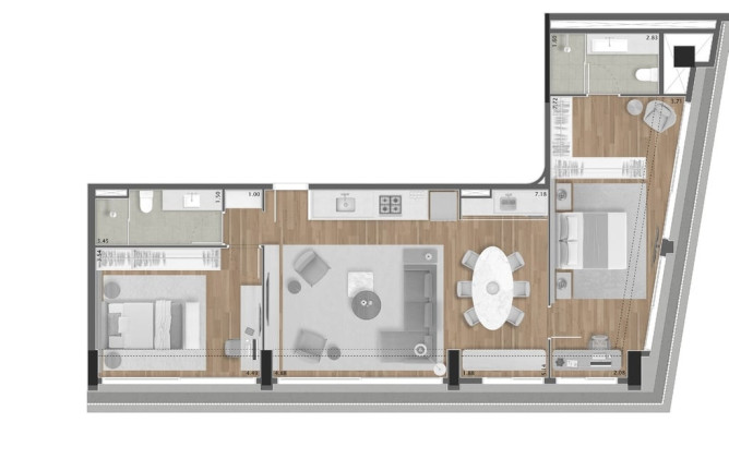 Imagem Imóvel com 1 Quarto à Venda, 103 m² em Itaim Bibi - São Paulo
