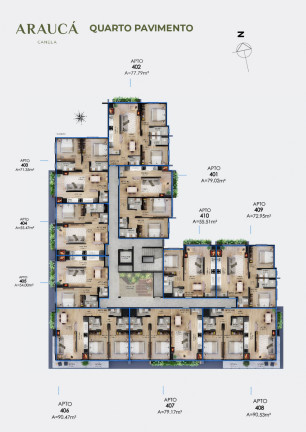 Imagem Apartamento com 2 Quartos à Venda, 55 m² em Centro  - Canela