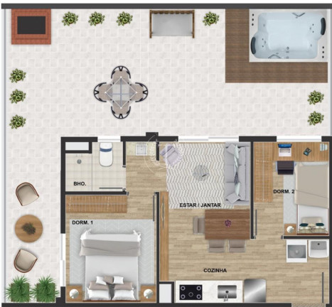 Imagem Apartamento com 2 Quartos à Venda, 33 m² em Tatuapé - São Paulo Imagem Apartamento com 2 Quartos à Venda, 33 m² em Tatuapé - São Paulo