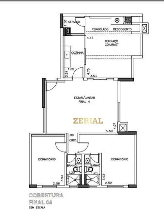 Imagem Cobertura com 2 Quartos à Venda, 90 m² em Barcelona - São Caetano Do Sul Imagem Cobertura com 2 Quartos à Venda, 90 m² em Barcelona - São Caetano Do Sul