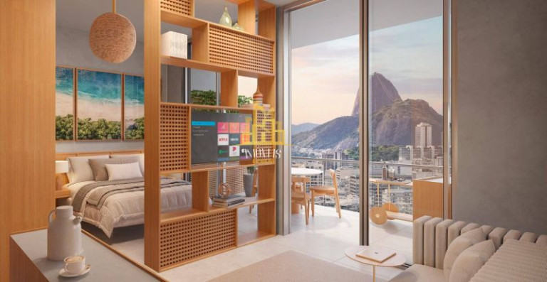 Imagem Apartamento com 1 Quarto à Venda, 32 m² em Humaitá - Rio De Janeiro