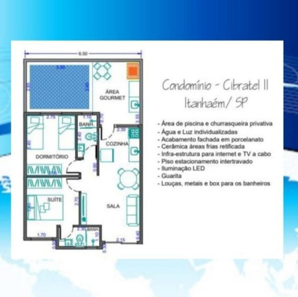 Imagem Casa com 2 Quartos à Venda, 60 m² em Cibratel Ii - Itanhaém Imagem Casa com 2 Quartos à Venda, 60 m² em Cibratel Ii - Itanhaém
