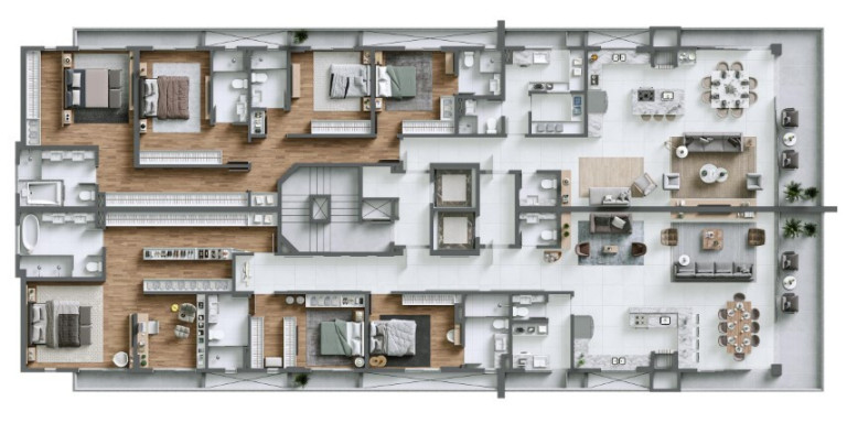 Imagem Apartamento com 4 Quartos à Venda, 226 m² em Praia Brava De Itajaí - Itajaí