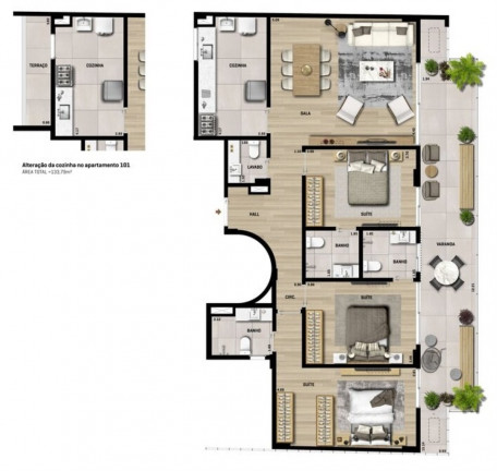 Imagem Imóvel com 3 Quartos à Venda, 129 m² em Botafogo - Rio De Janeiro
