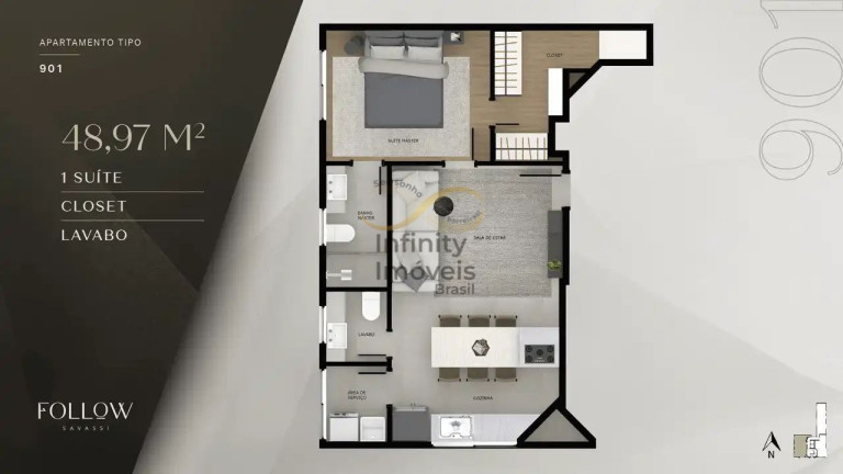 Imagem Apartamento com 1 Quarto à Venda, 40 m² em Savassi - Belo Horizonte Imagem Apartamento com 1 Quarto à Venda, 40 m² em Savassi - Belo Horizonte
