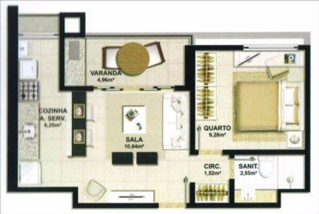 Imagem Apartamento com 1 Quarto à Venda, 48 m² em Itaigara - Salvador Imagem Apartamento com 1 Quarto à Venda, 48 m² em Itaigara - Salvador