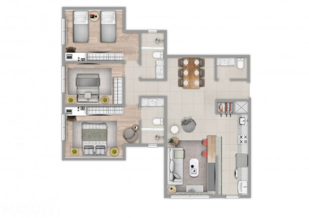 Imagem Apartamento com 1 Quarto à Venda, 5.056 m² em Carniel - Gramado Imagem Apartamento com 1 Quarto à Venda, 5.056 m² em Carniel - Gramado