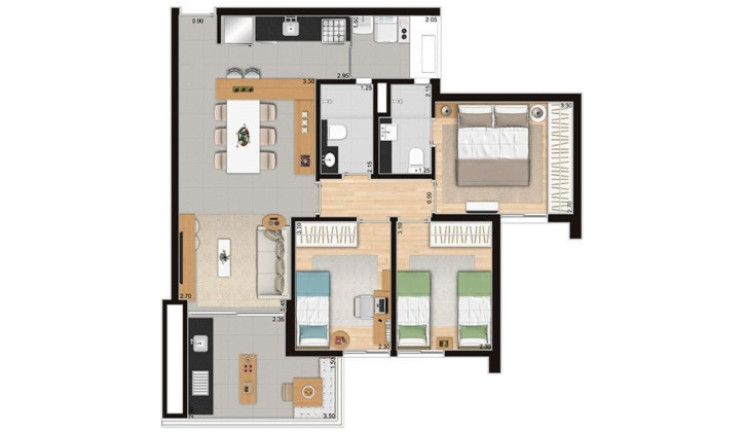 Imagem Apartamento com 3 Quartos à Venda, 75 m² em Perdizes - São Paulo Imagem Apartamento com 3 Quartos à Venda, 75 m² em Perdizes - São Paulo