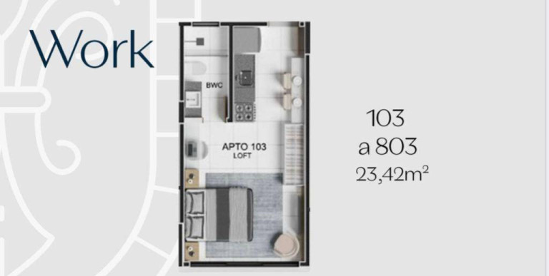 Imagem Apartamento à Venda, 23 m² em Jardim Oceania - João Pessoa
