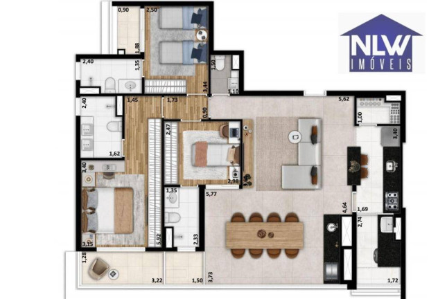 Imagem Apartamento com 3 Quartos à Venda, 116 m² em Paraíso - São Paulo Imagem Apartamento com 3 Quartos à Venda, 116 m² em Paraíso - São Paulo