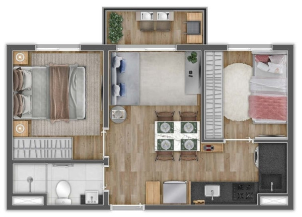 Imagem Apartamento com 2 Quartos à Venda, 32 m² em Ipiranga - São Paulo Imagem Apartamento com 2 Quartos à Venda, 32 m² em Ipiranga - São Paulo