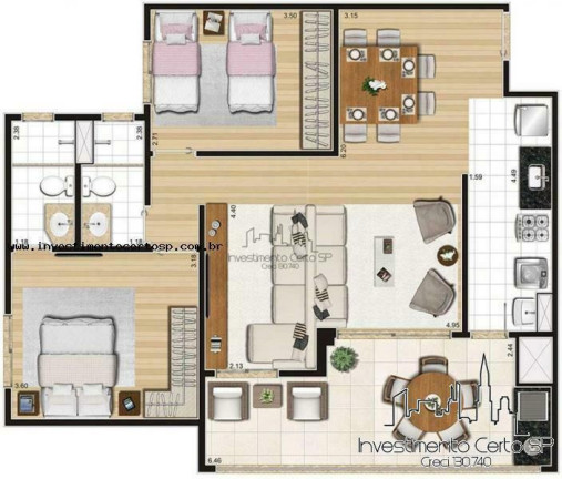 Imagem Apartamento com 3 Quartos à Venda, 85 m² em Ipiranga - São Paulo