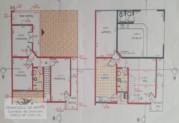 Imagem Sobrado com 3 Quartos à Venda, 129 m² em Jardim São José - Cruzeiro Imagem Sobrado com 3 Quartos à Venda, 129 m² em Jardim São José - Cruzeiro