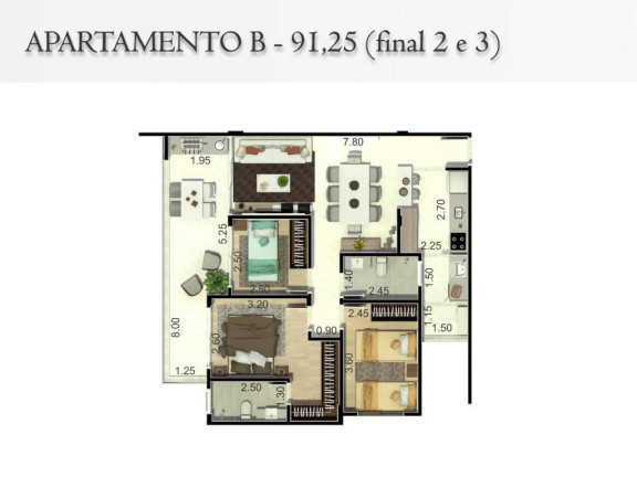 Imagem Apartamento com 3 Quartos à Venda, 91 m² em Parque Campolim - Sorocaba