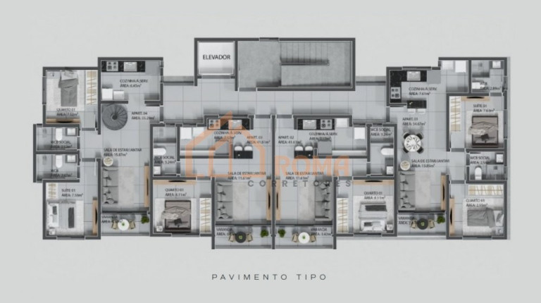 Imagem Apartamento com 2 Quartos à Venda, 55 m² em Intermares - Cabedelo