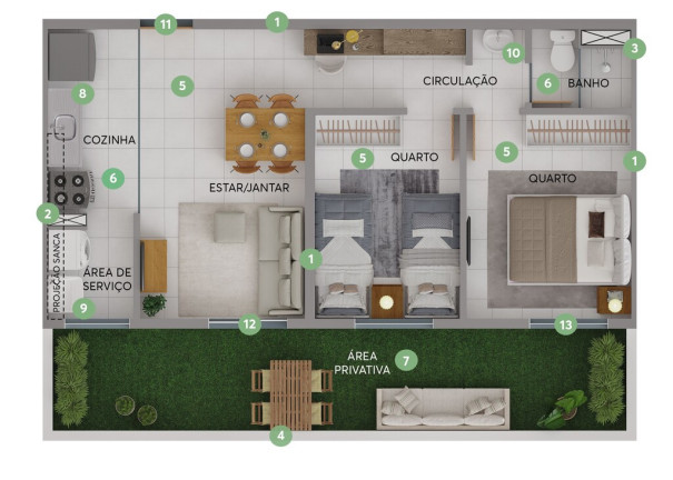 Imagem Imóvel com 2 Quartos à Venda, 42 m² em Monjolos - São Gonçalo