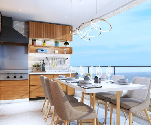 Imagem Imóvel com 3 Quartos à Venda, 109 m² em Guilhermina - Praia Grande